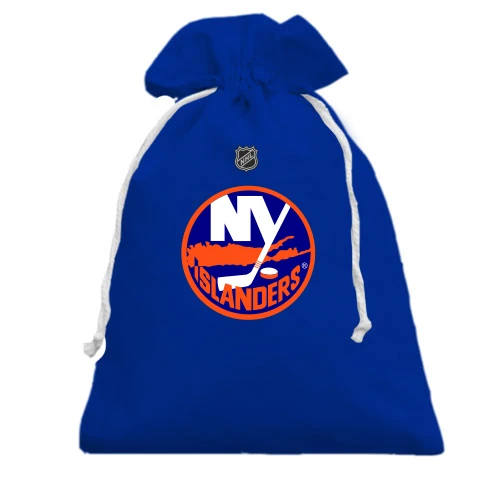 Подарочный мешочек, голубой, "New York Islanders"