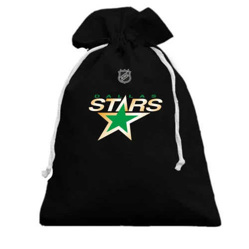 Подарочный мешочек, черный, Dallas Stars