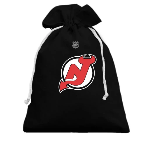 Подарочный мешочек, Черный, New Jersey Devils