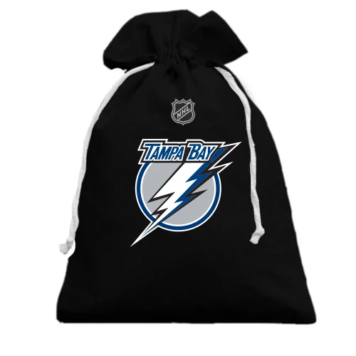 Подарочный мешочек, черный, Tampa Bay Lightning