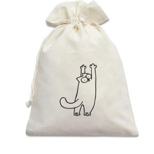 Подарочный мешочек Simon's cat царапается