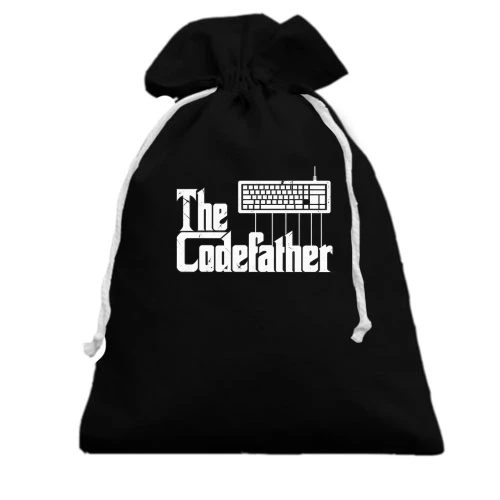 Подарочный мешочек с надписью «The Codefather»