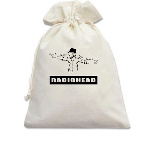 Подарочный мешочек, Белый, Radiohead (2)