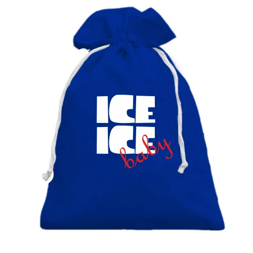 Подарочный мешочек, Голубой, Ice Ice Baby
