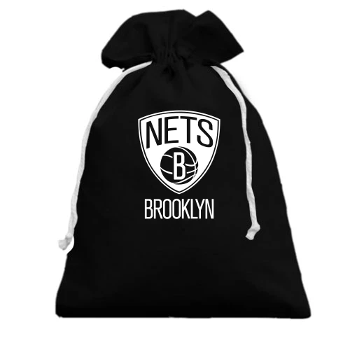Подарунковий мішечок, чорний, Brooklyn Nets