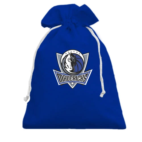 Подарунковий мішечок, блакитний, Dallas Mavericks