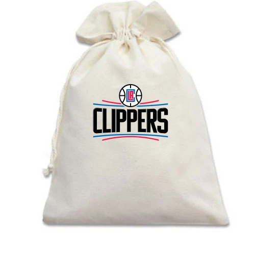 Подарунковий мішечок, білий, Los Angeles Clippers