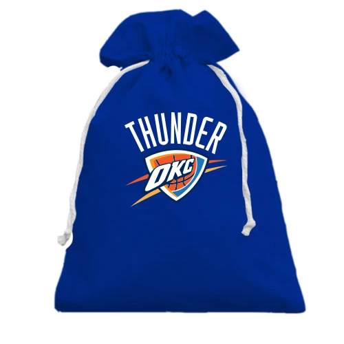 Подарунковий мішечок, блакитний, Oklahoma City Thunder