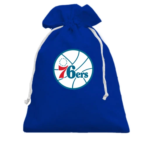 Подарунковий мішечок, блакитний, Philadelphia 76ers