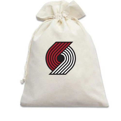 Подарунковий мішечок, білий, Portland Trail Blazers