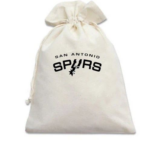 Подарунковий мішечок, білий, San Antonio Spurs