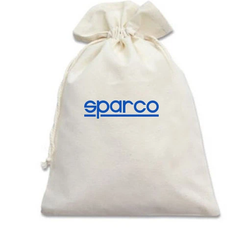 Подарочный мешочек, белый, Sparco
