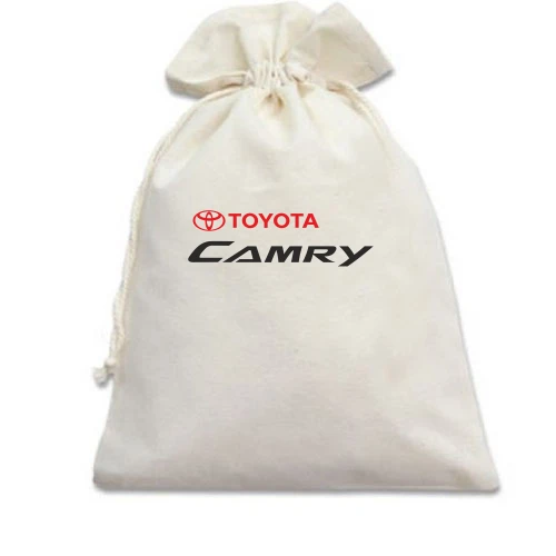 Подарочный мешочек, белый, Toyota Camry