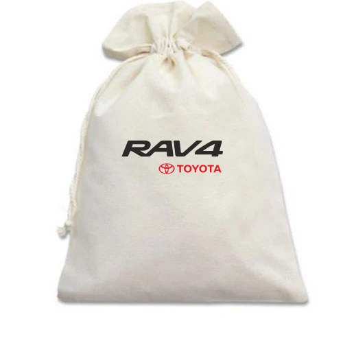 Подарочный мешочек, Белый, Toyota Rav4
