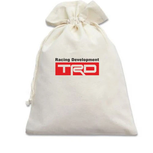 Подарочный мешочек, белый, TRD