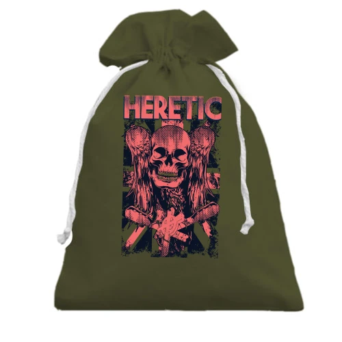 Подарочный мешочек, хаки, heretic