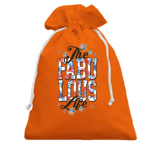 Подарунковий мішечок, Помаранчевий, the fabulous life