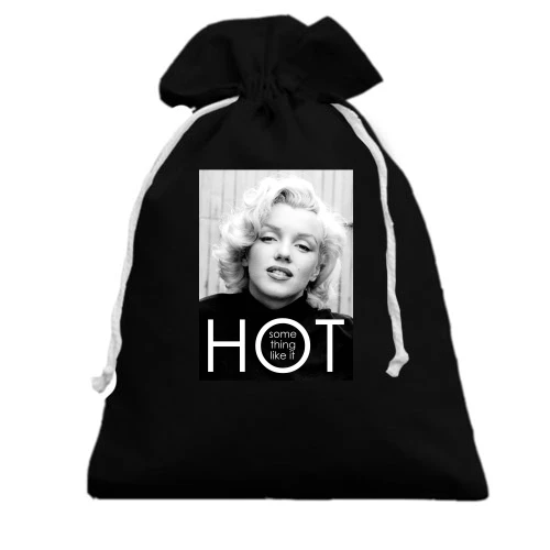 Подарочный мешочек, Черный, Some thing like it HOT
