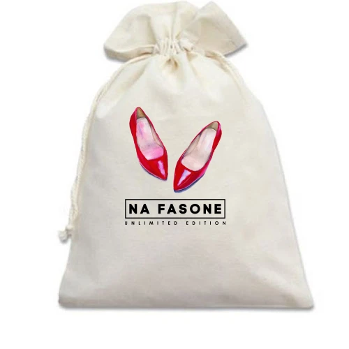 Подарочный мешочек, Белый, Na Fasone