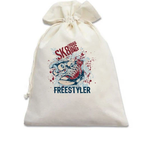 Подарочный мешочек, Белый, freestyler