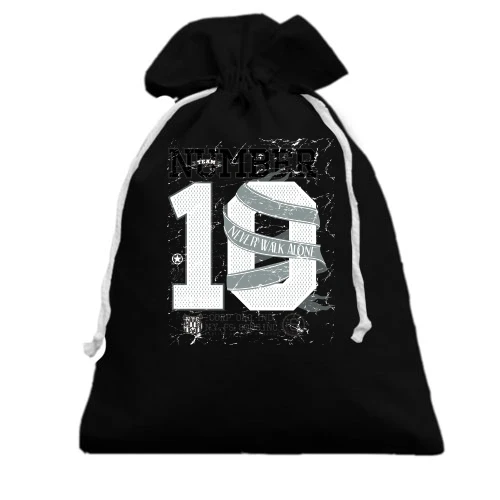 Подарочный мешочек, Черный, номер 10