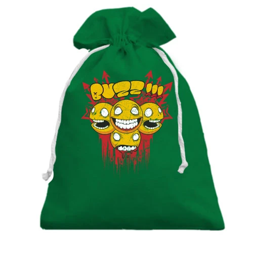 Подарочный мешочек, Красный, buzz smile