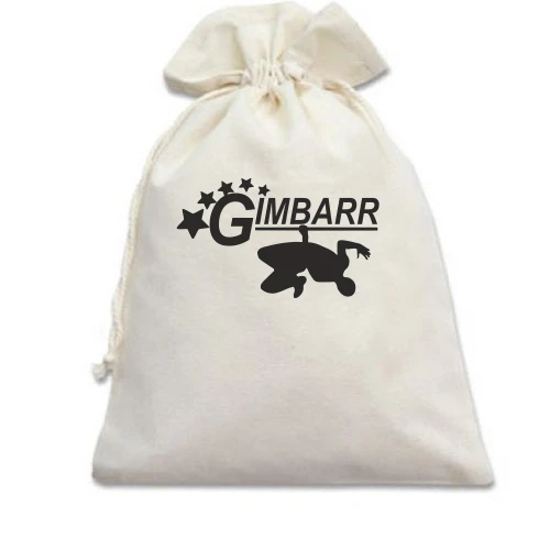 Подарочный мешочек, Белый, Gimbarr