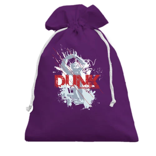 Подарунковий мішечок, Фіолетовий, dunk basketball
