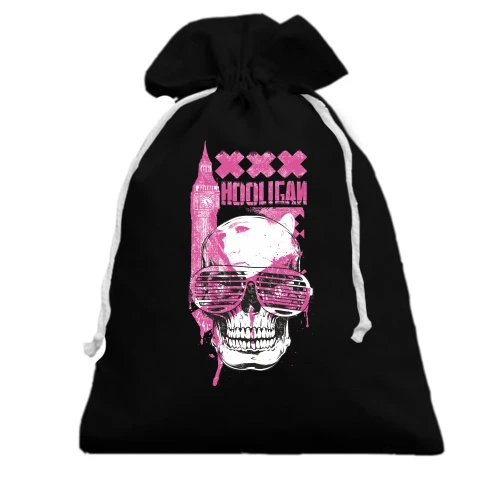 Подарочный мешочек hooligan skull