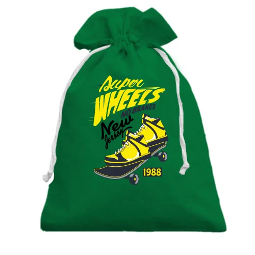 Подарунковий мішечок, Хакі, super wheels