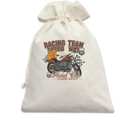 Подарунковий мішечок, Блакитний, racing team speed way