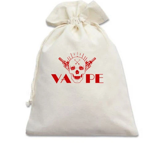 Подарунковий мішечок Vape з черепом