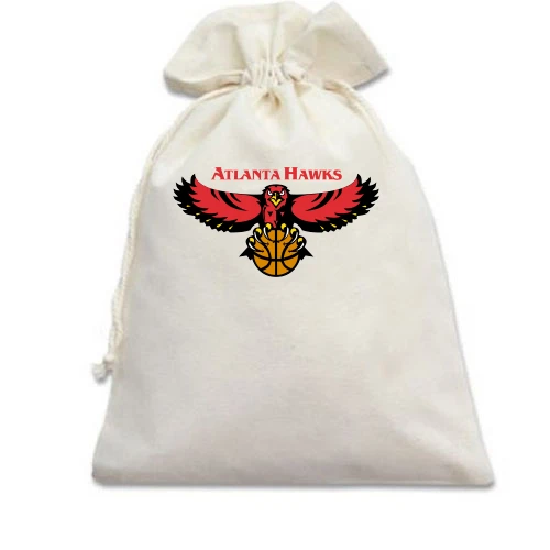 Подарочный мешочек, Голубой, atlanta hawks