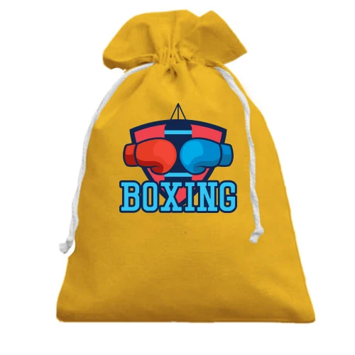 Подарочный мешочек boxing с перчатками