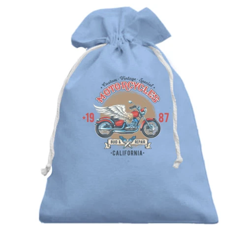 Подарочный мешочек motorcycles vintage