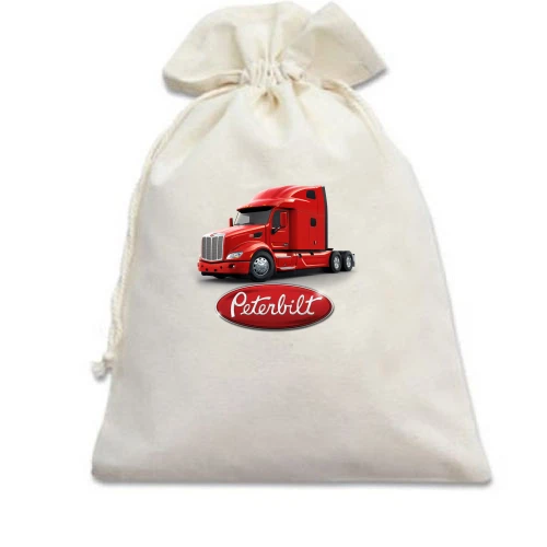 Подарочный мешочек, белый, Peterbilt Model 579
