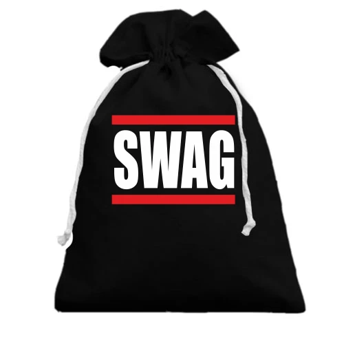 Подарочный мешочек, Черный, Swag
