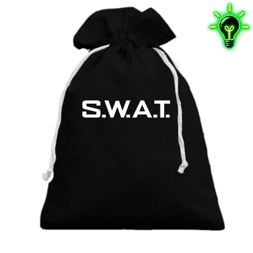 Подарочный мешочек, Черный, S.W.A.T.