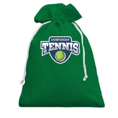 Подарочный мешочек, Зеленый, championship tennis