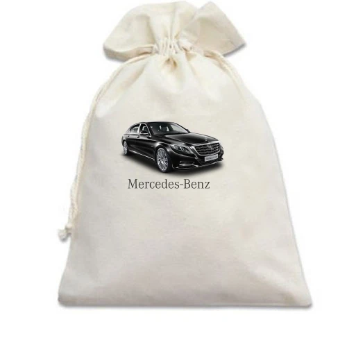 Подарочный мешочек, белый, Mercedes S Class