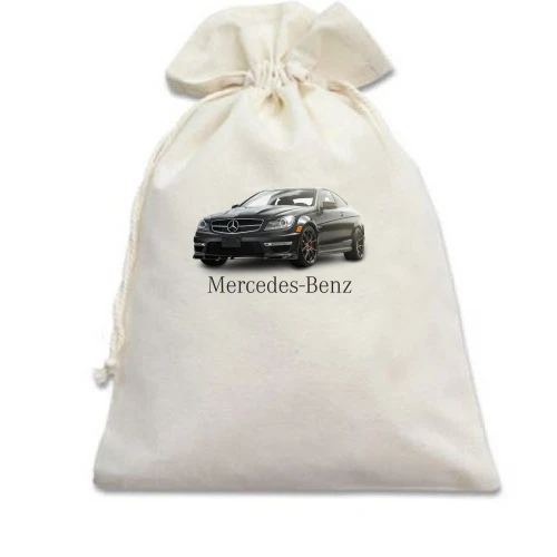 Подарочный мешочек, белый, Mercedes E Class