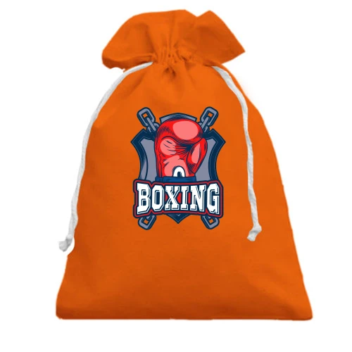Подарочный мешочек, Оранжевый, boxing 2