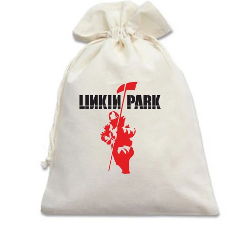 Подарунковий мішечок, Білий, Linkin Park (3)