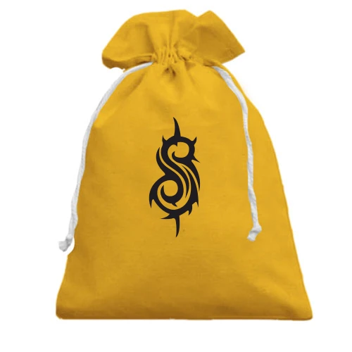 Подарунковий мішечок, Жовтий, Slipknot (small)