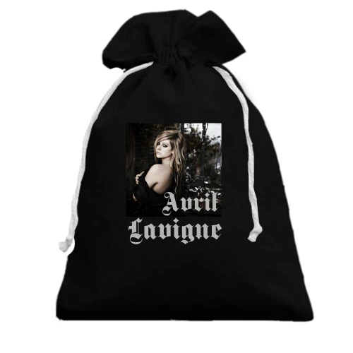Подарочный мешочек, Черный, Avril Lavigne