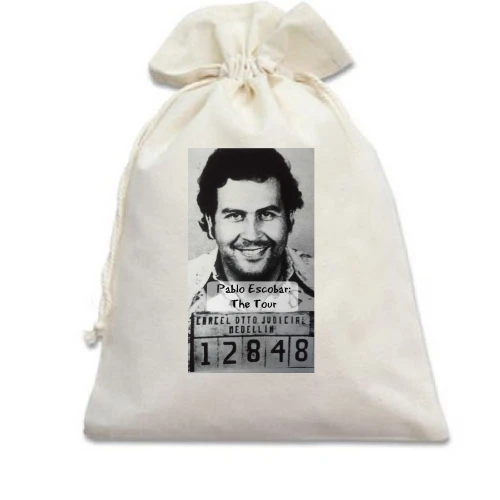 Подарочный мешочек с Пабло Эскобаром