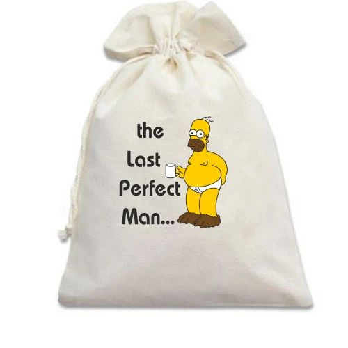 Подарунковий мішечок, Білий, The last perfect man