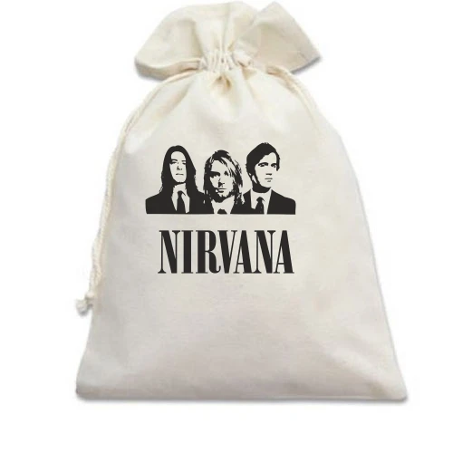 Подарочный мешочек, Белый, Nirvana (группа)