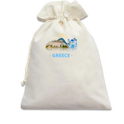 Подарунковий мішечок з визначними пам'ятками Греції