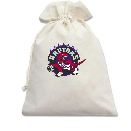 Подарунковий мішечок, білий, Toronto Raptors